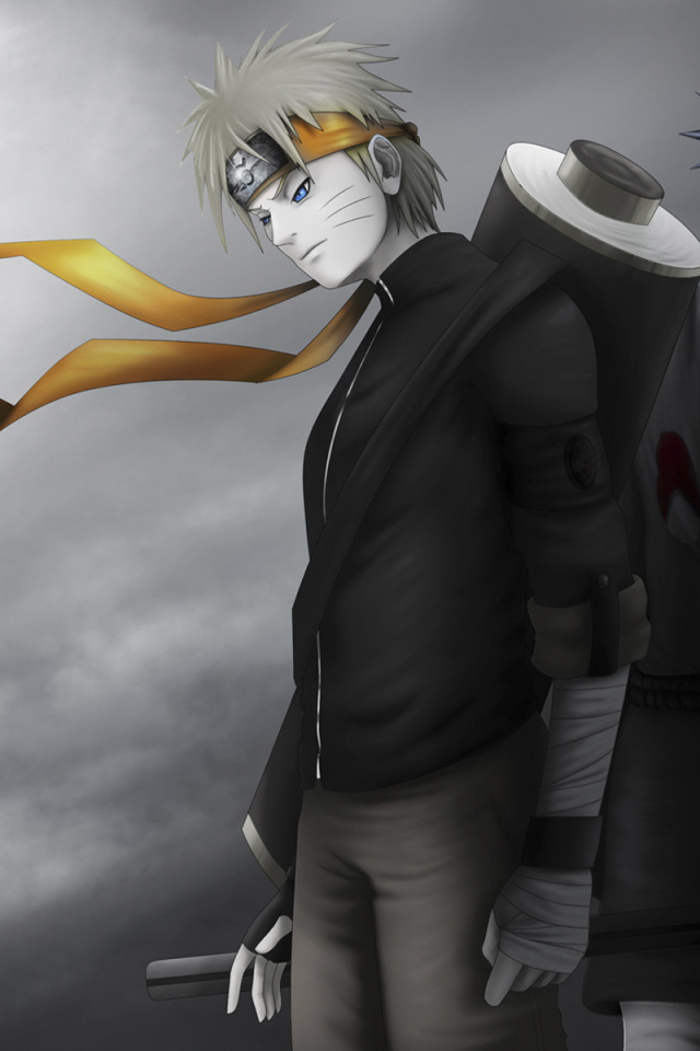 Девушка и парень спина к спине