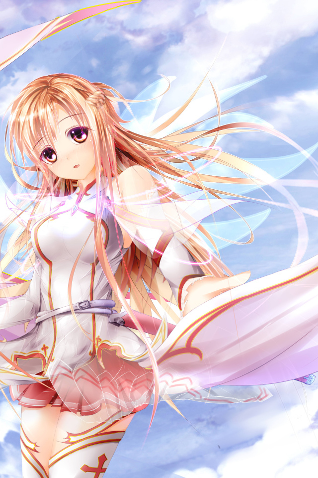 Юуки Асуна с мечом