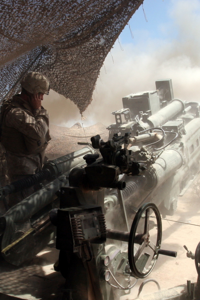 Стрельба из гаубицы