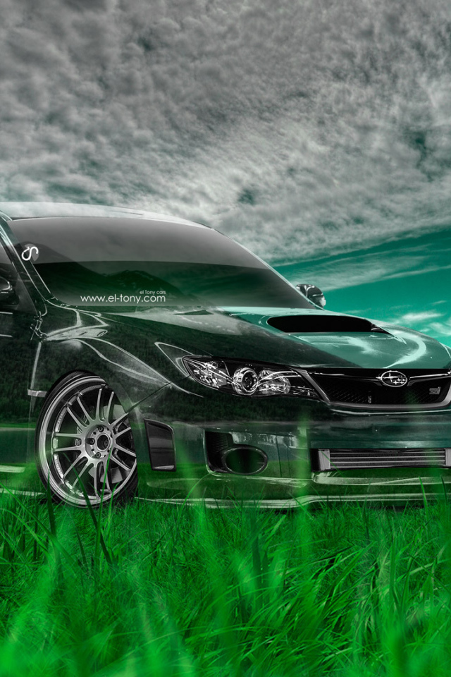 Subaru impreza на природе