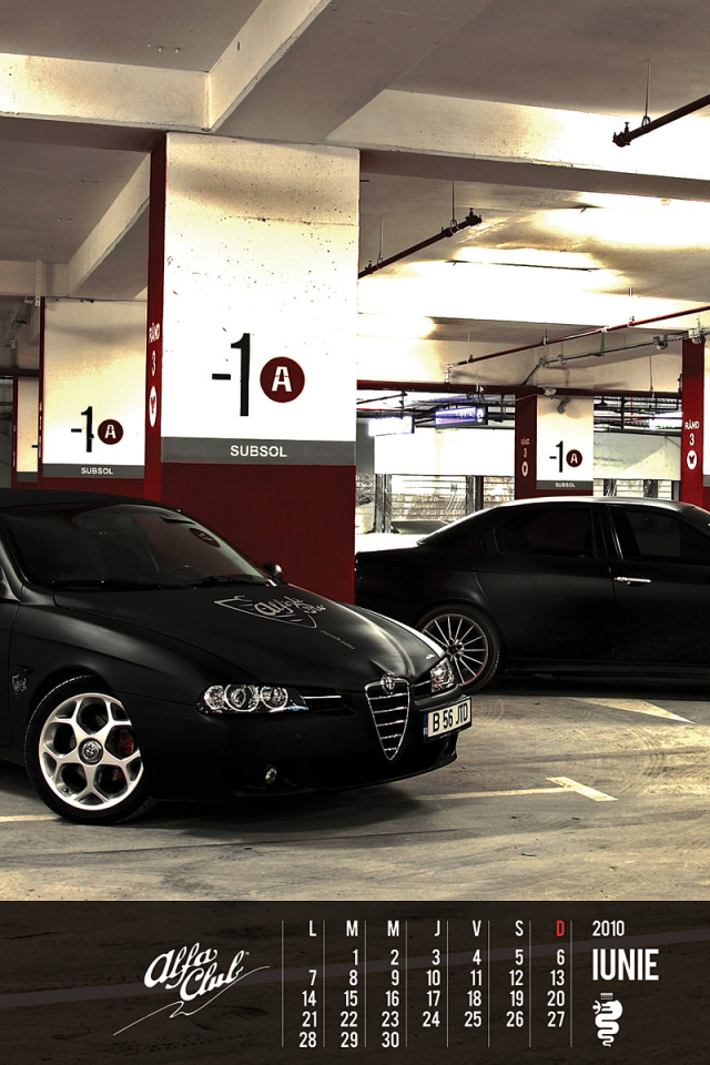 Красивый автомобиль Alfa Romeo 156