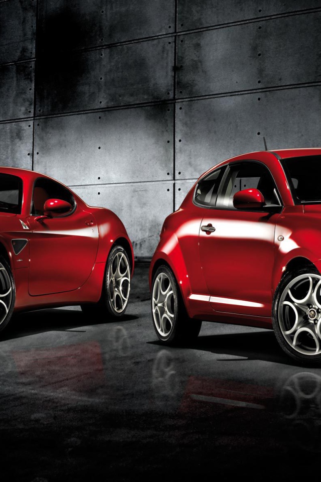 Красивый автомобиль Alfa Romeo 8c competizione