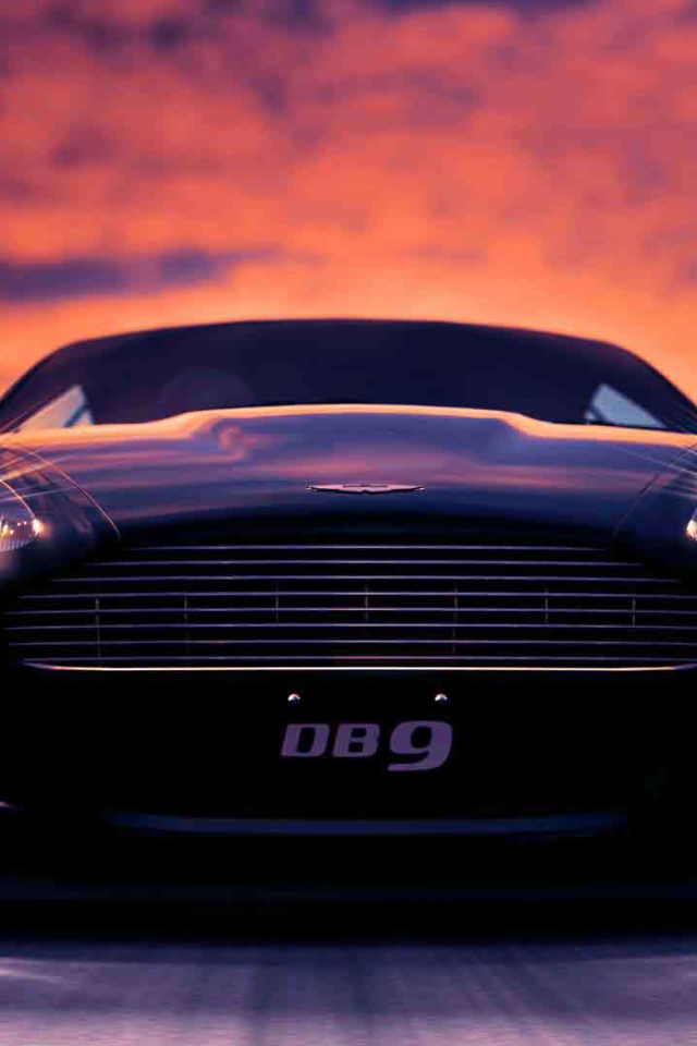 Красивый автомобиль Aston Martin db9
