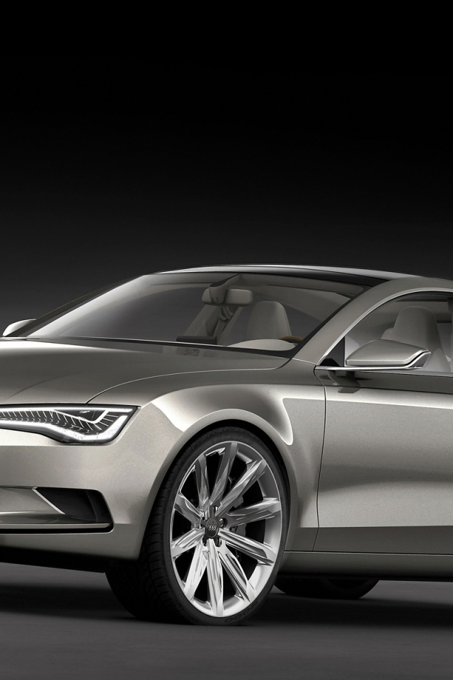 Автомобиль Audi a3 на дороге