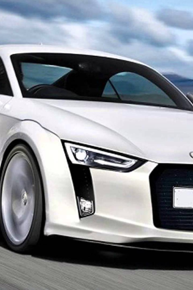 Красивый автомобиль Audi TT 2014
