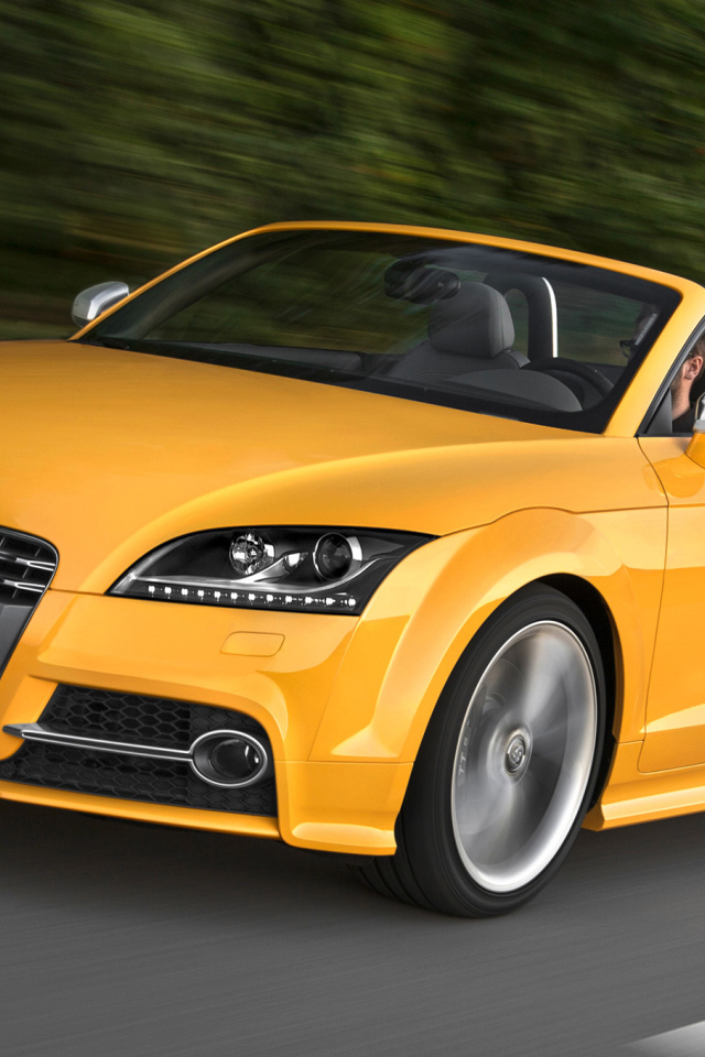 Красивый автомобиль Audi TT 2014 года в Москве