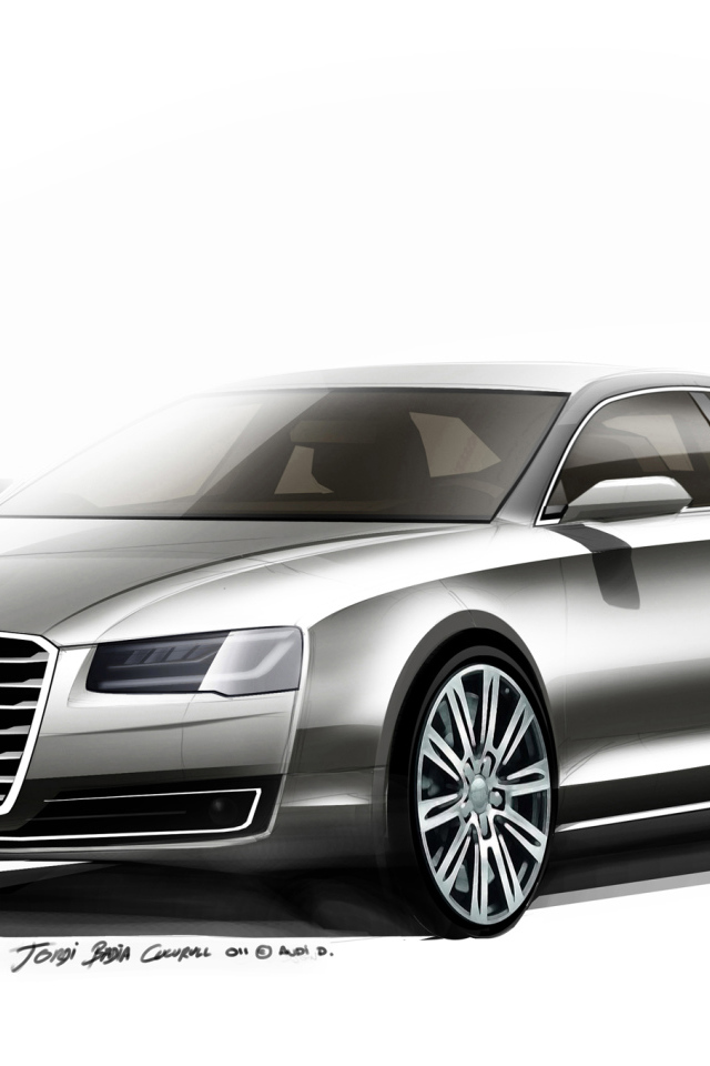 Надежный автомобиль Audi A8 2014