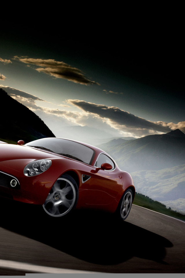 BMW На горной дороге