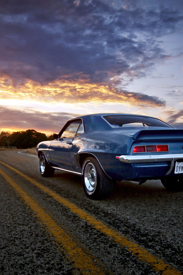 The 69 Camaro rides into the sunset