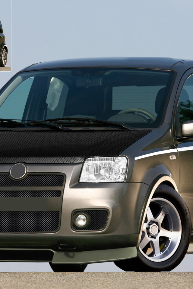 Красивый автомобиль Fiat Panda в Москве