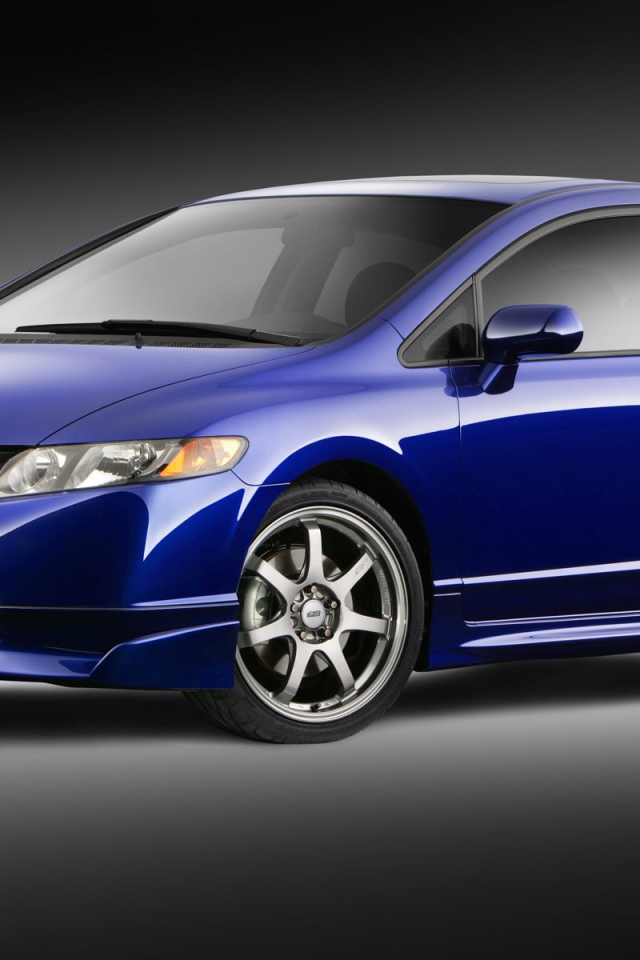 Синяя Хонда