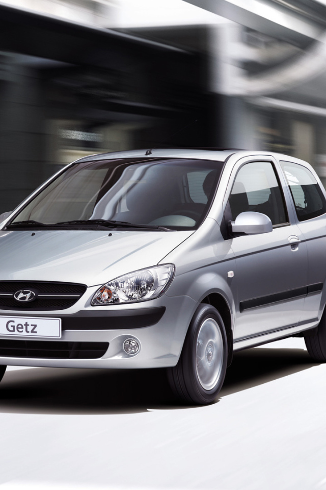 Красивый автомобиль Hyundai Getz в Москве