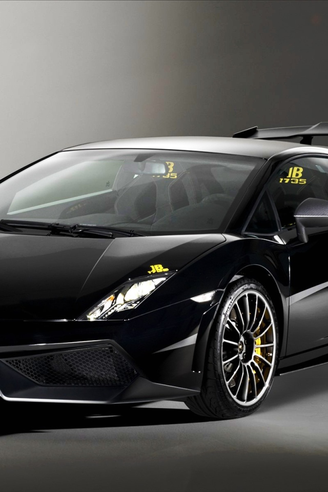 Черный Lamborghini Gallardo