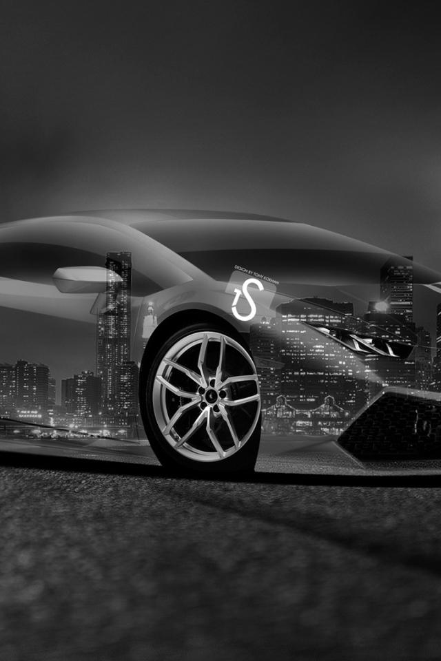 Красивый автомобиль Lamborghini Huracan в Москве