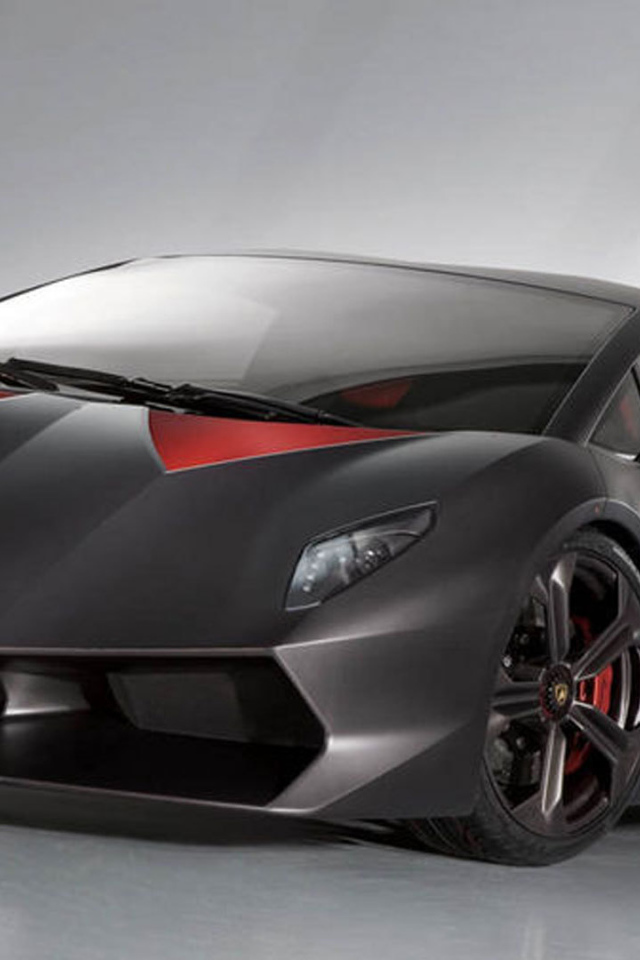 Красивый автомобиль Lamborghini Sesto Elemento