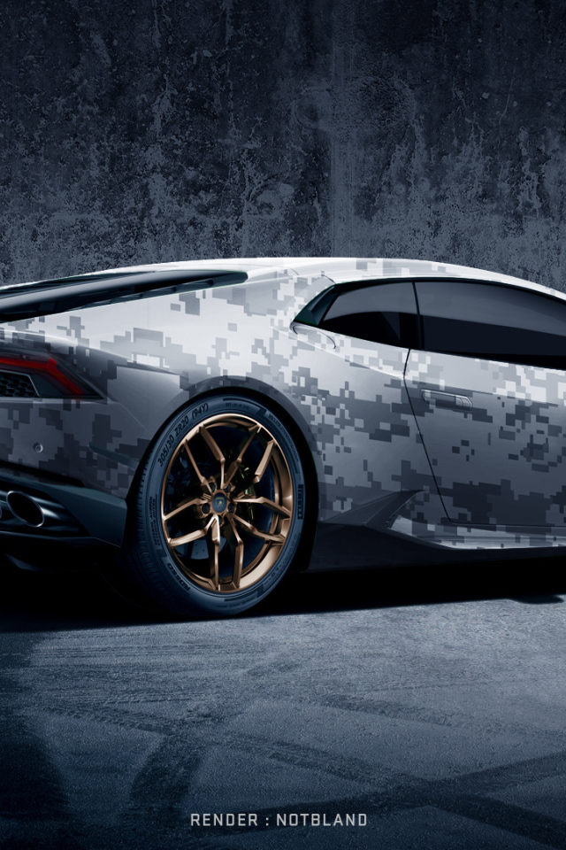 Дизайн автомобиля Lamborghini Huracan
