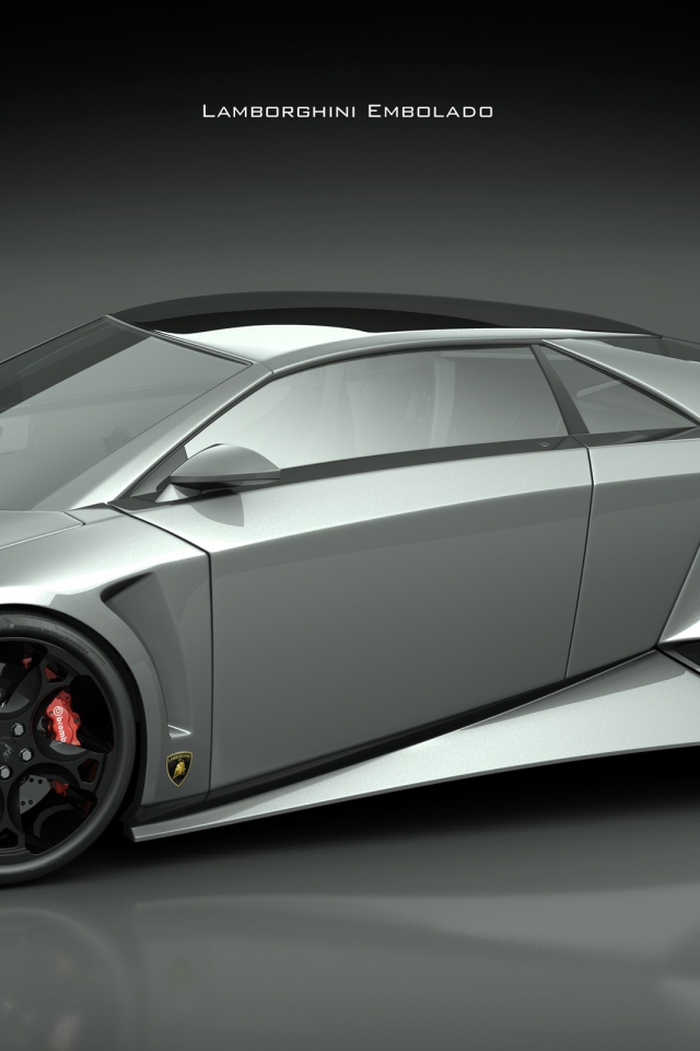 Автомобиль Lamborghini embolado