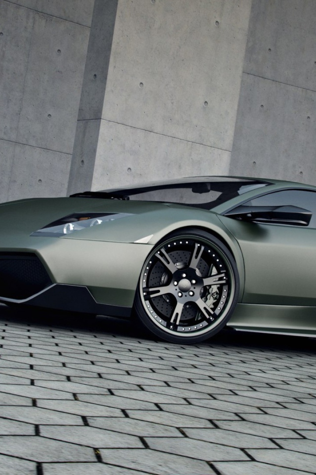 Красивый Lamborghini Murcielago LP720