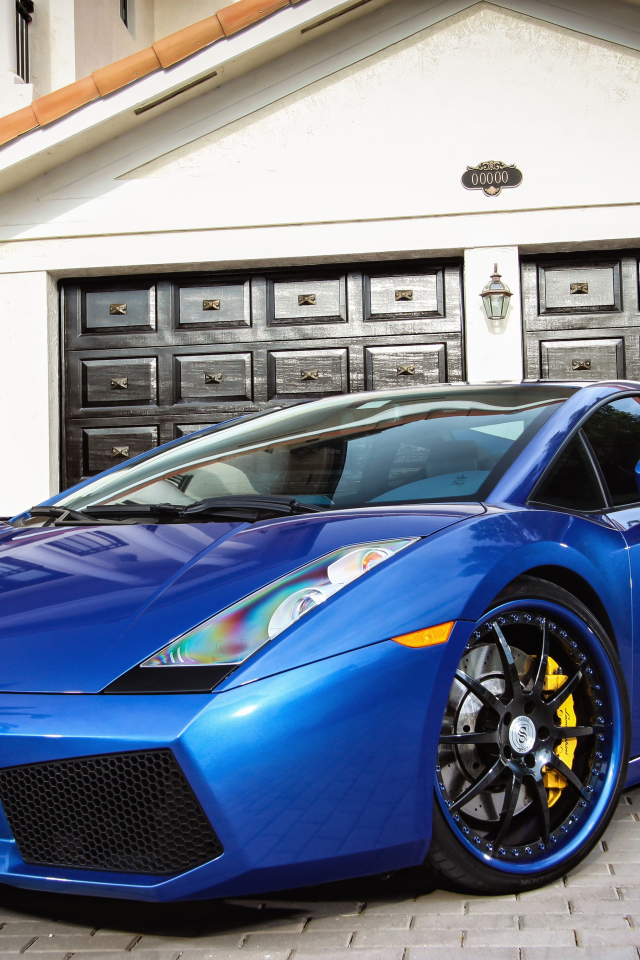 Синий Ламборджини