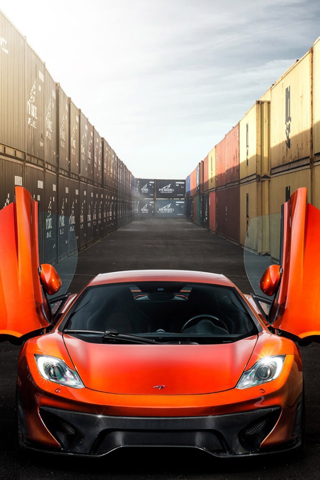 Красный Vorsteiner McLaren 12c mp4 VX