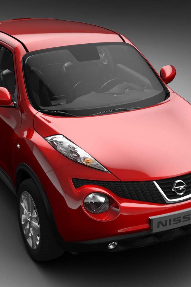 Автомобиль Nissan Juke на дороге