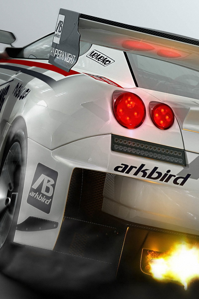 Выхлоп с огнем