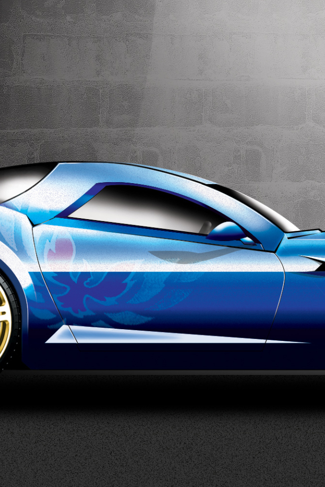 Красивый автомобиль Pontiac Firebird в Москве