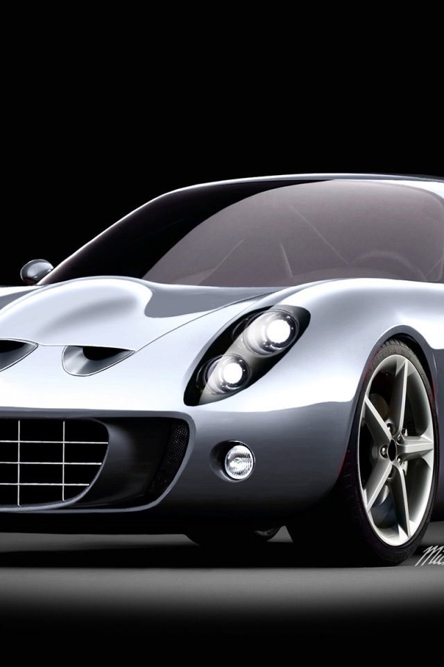 Красивый автомобиль Pontiac Solstice в Москве