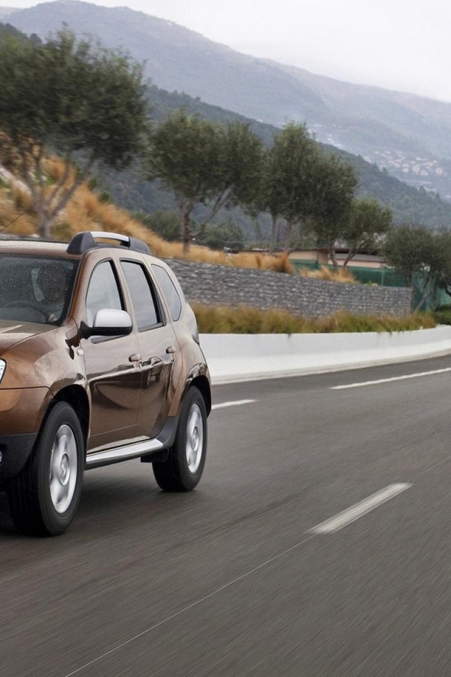 Красивый автомобиль Renault Duster в Москве