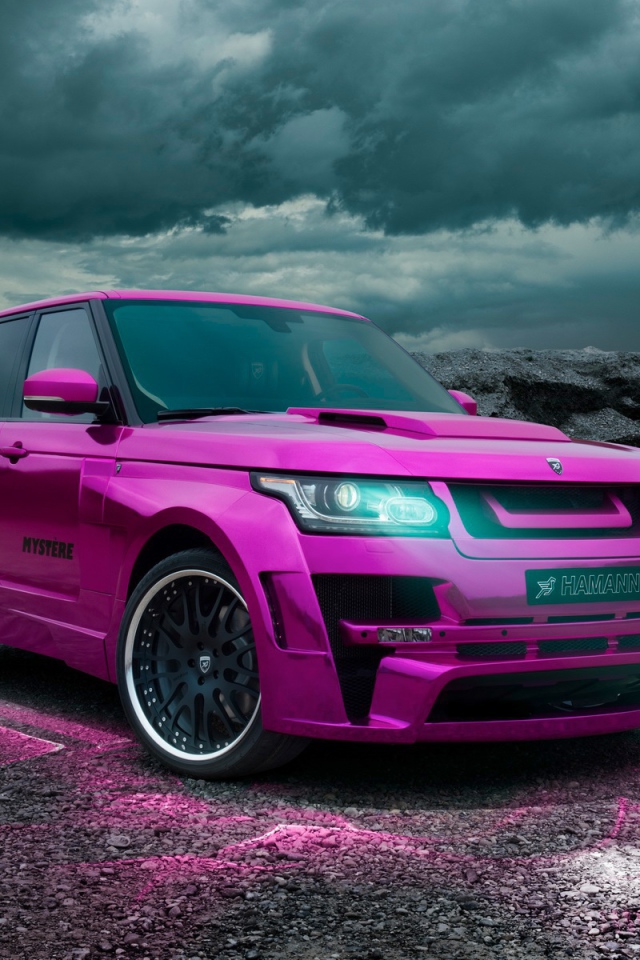 Розовый Hamann Range Rover Vogue 