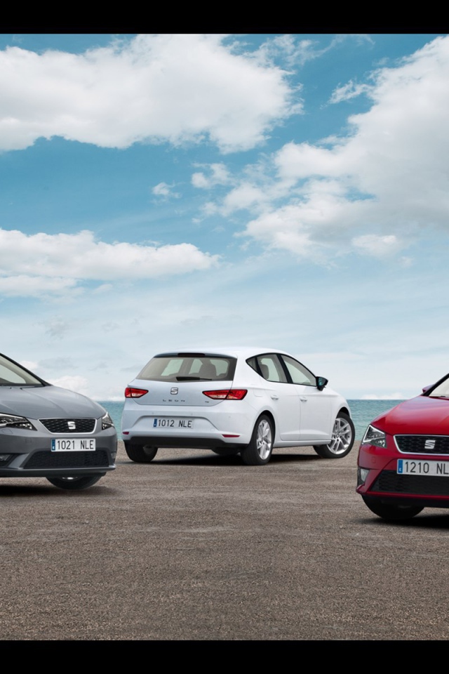 Красивый автомобиль Seat leon