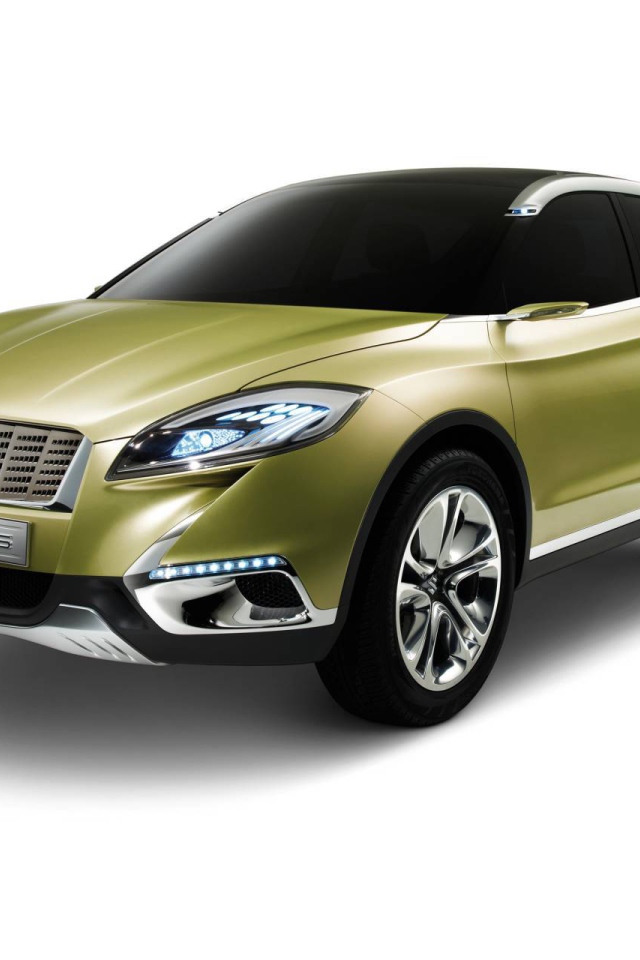 Красивый автомобиль Suzuki S-Cross 2014