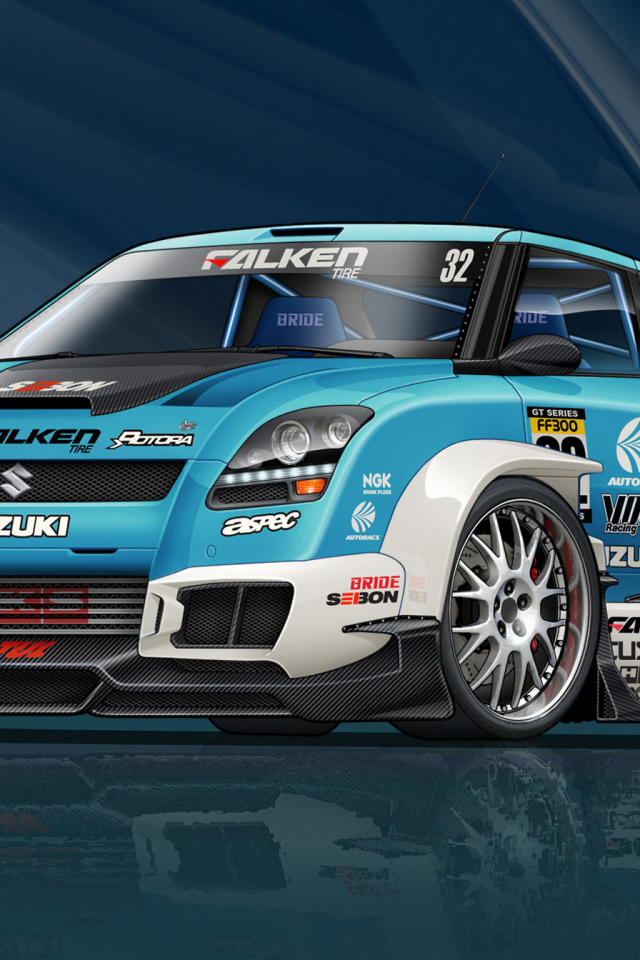  Красивый автомобиль Suzuki Swift