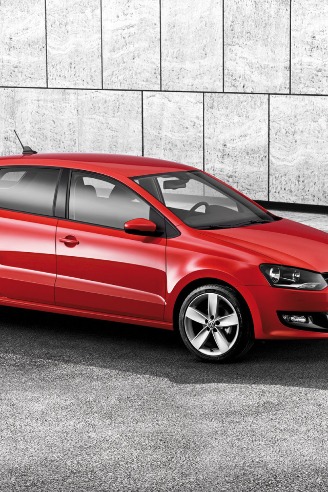 Красивый автомобиль Volkswagen Polo в Москве