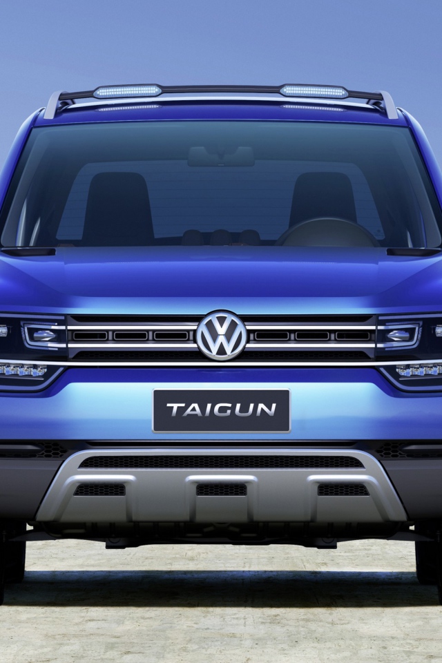 Красивый автомобиль Volkswagen  Taigun 2014