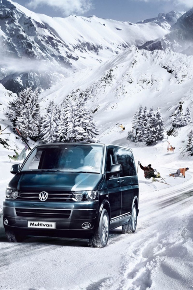 Фльксваген транспорт в горах