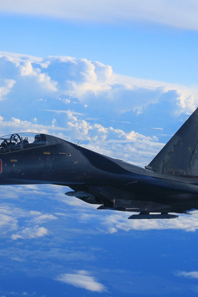 Истребитель ВВС России на боевом дежурстве