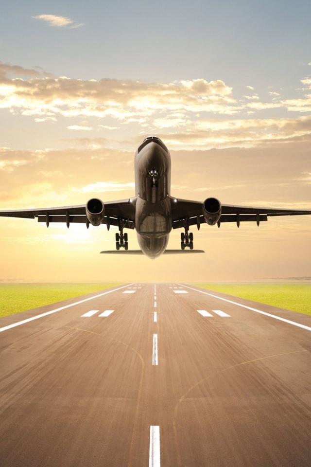 Взлет самолета