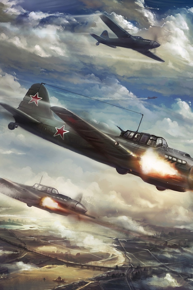 Военный самолет Ил-2