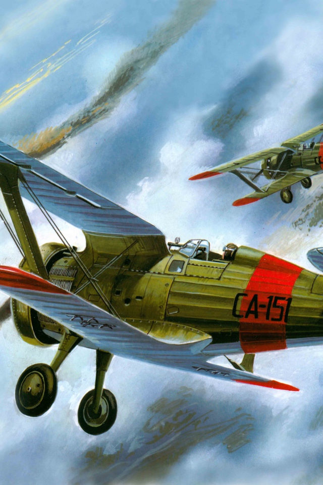 Российский самолет И-15