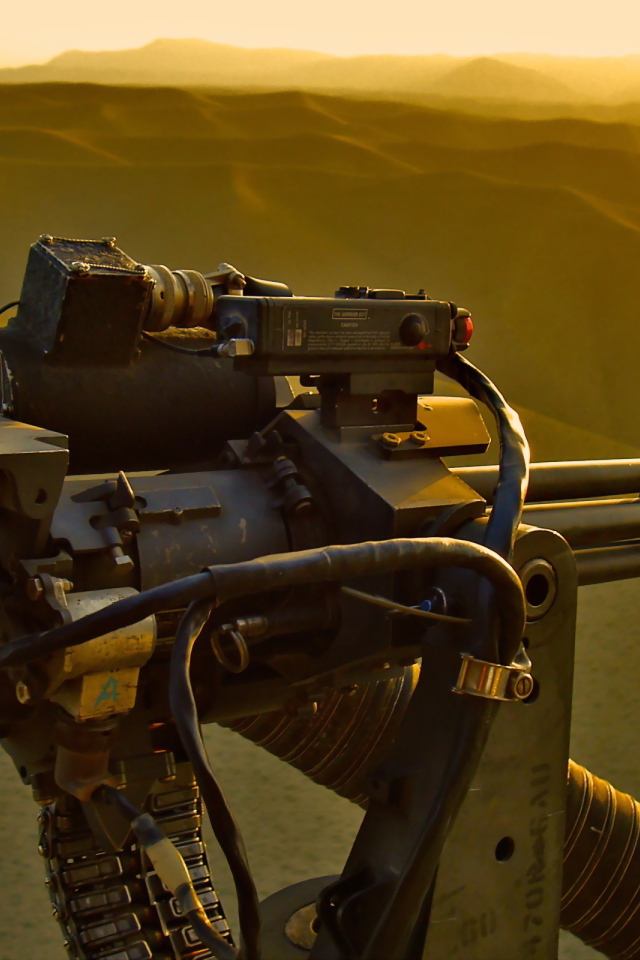 Пулемет на вертолете