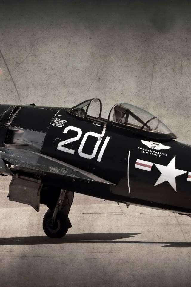 Самолет Ф-18 на стоянке