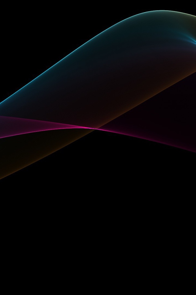 Colorful abstraction on black wallpaper