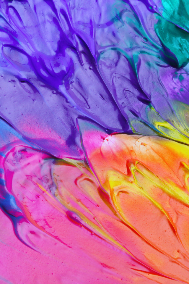 Смешение разных красок