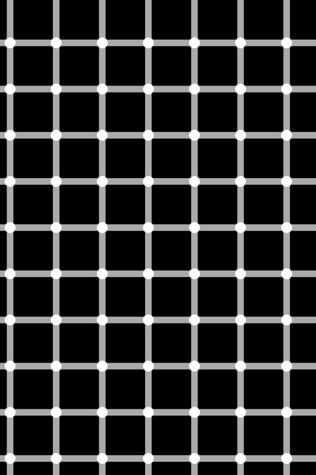 Оптическая иллюзия с решеткой