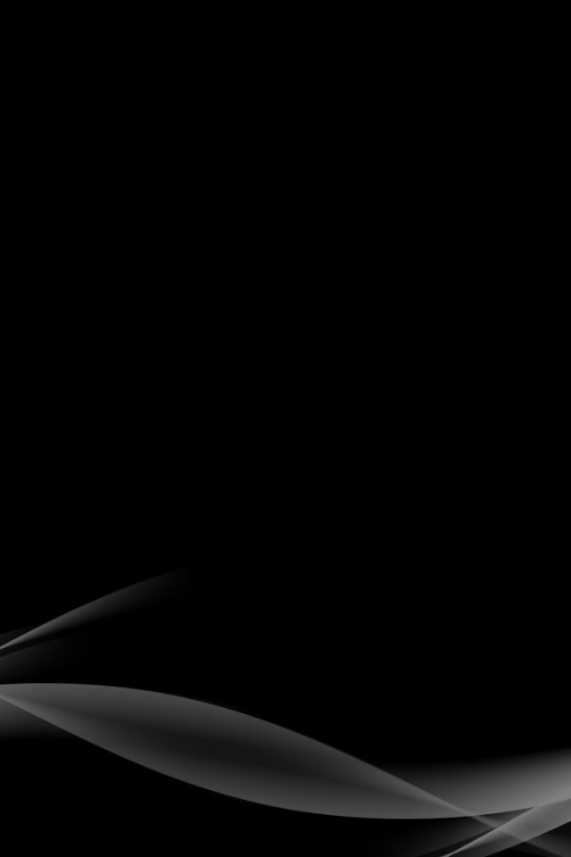 Черные обои и белые волны