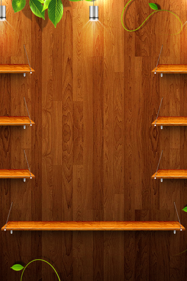 Деревянные полки