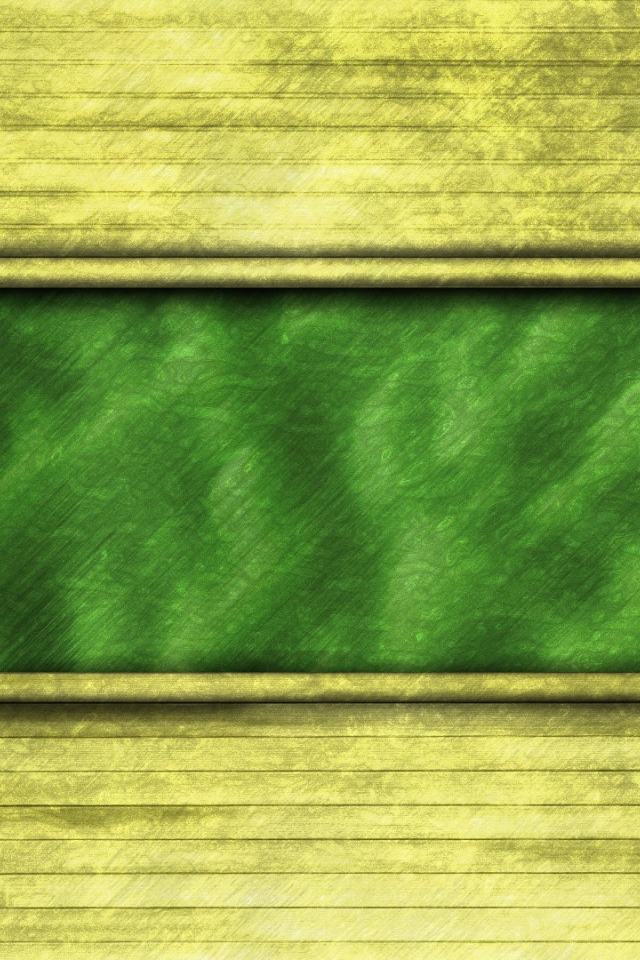 Желтые и зеленая полоса