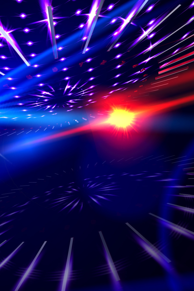 Цветные блики