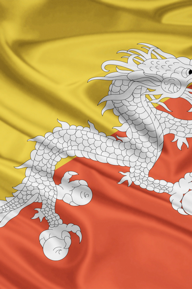 Флаг Королевства Бутан